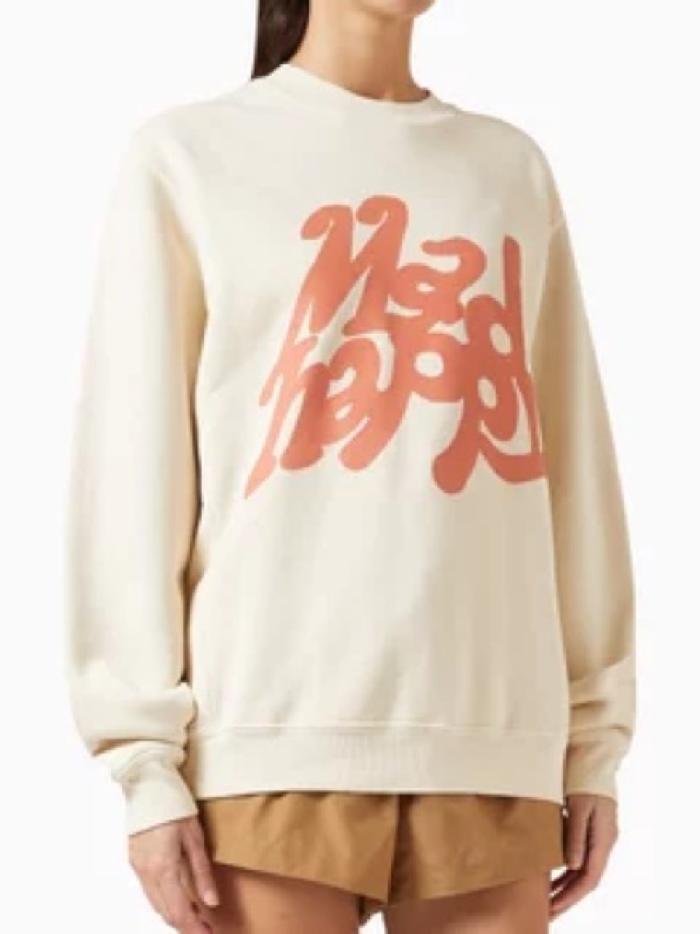Madhappy Local Optimist Sweatshirt in Fleece in neutral